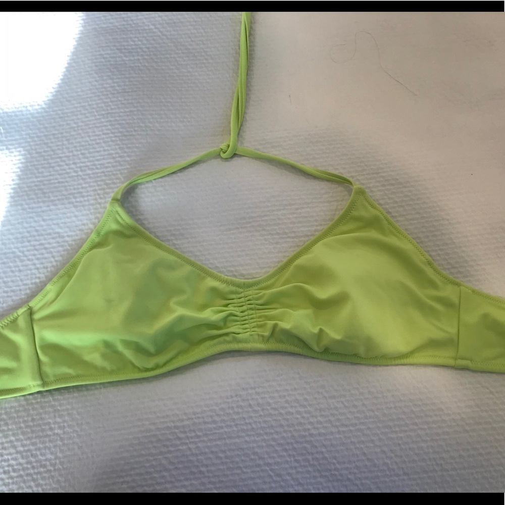 Neon Yellow Victoria’s Secret Medium Swim Top